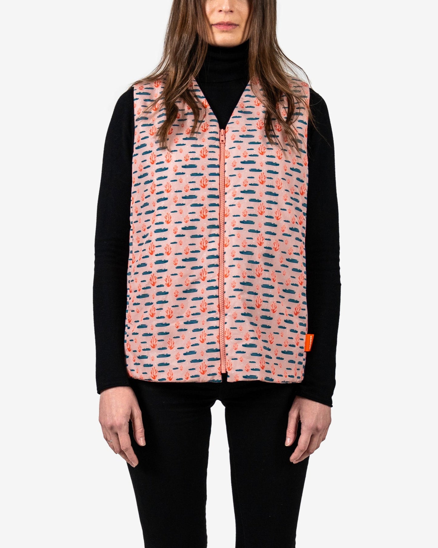 Gilet - Rosso corallo
