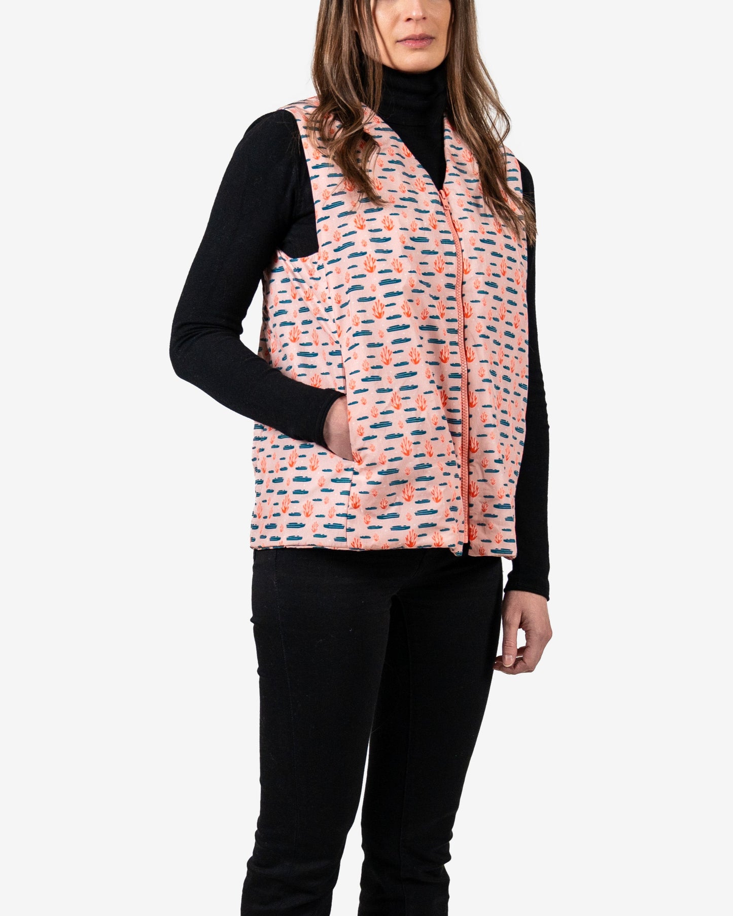 Gilet - Rosso corallo