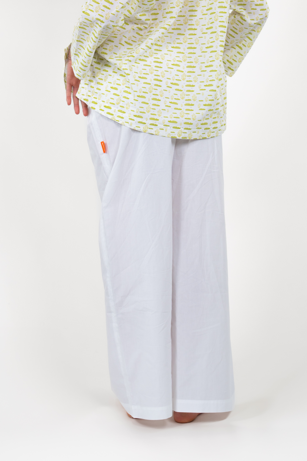 Pantaloni pigiama - Bianco salina