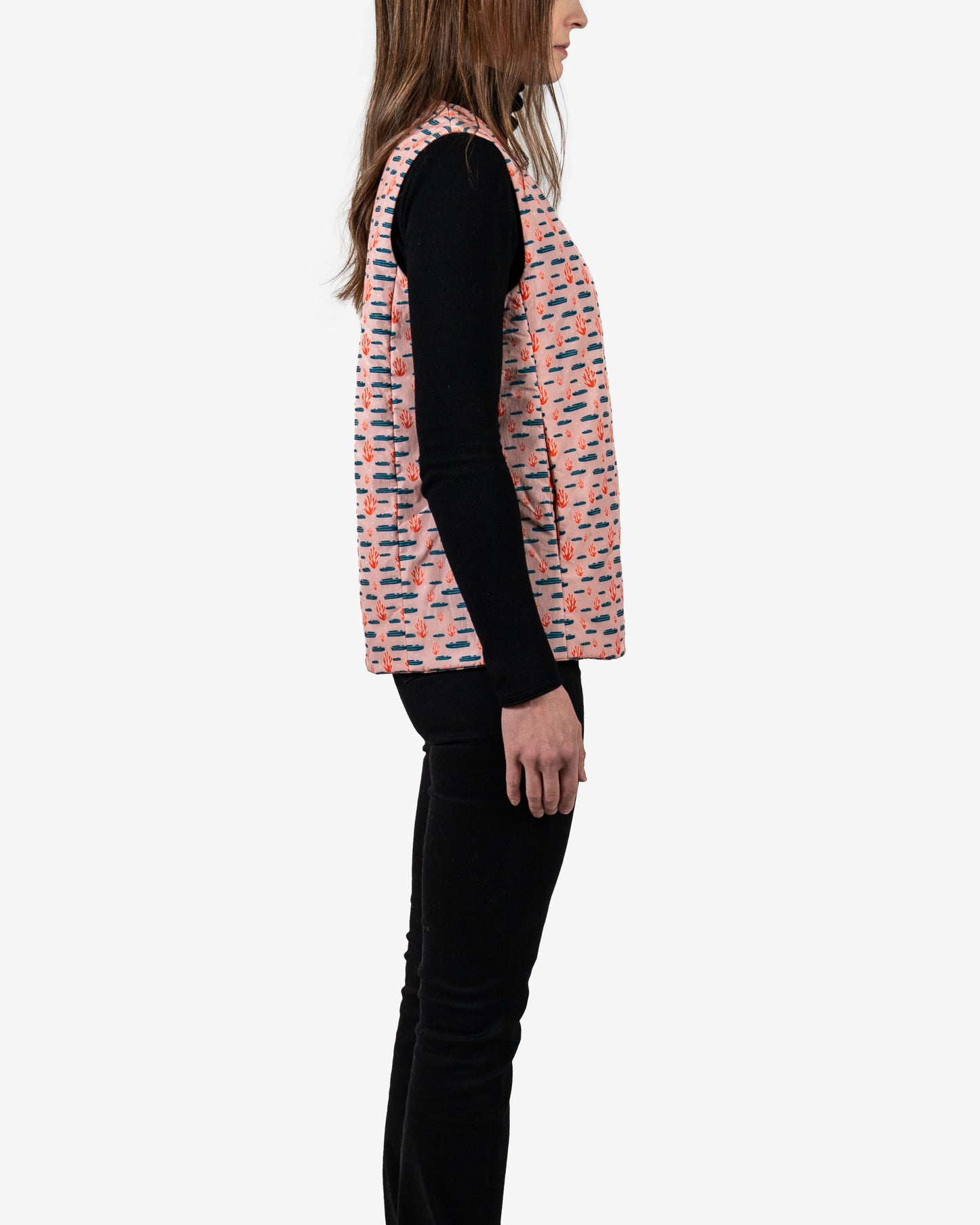 Gilet - Rosso corallo
