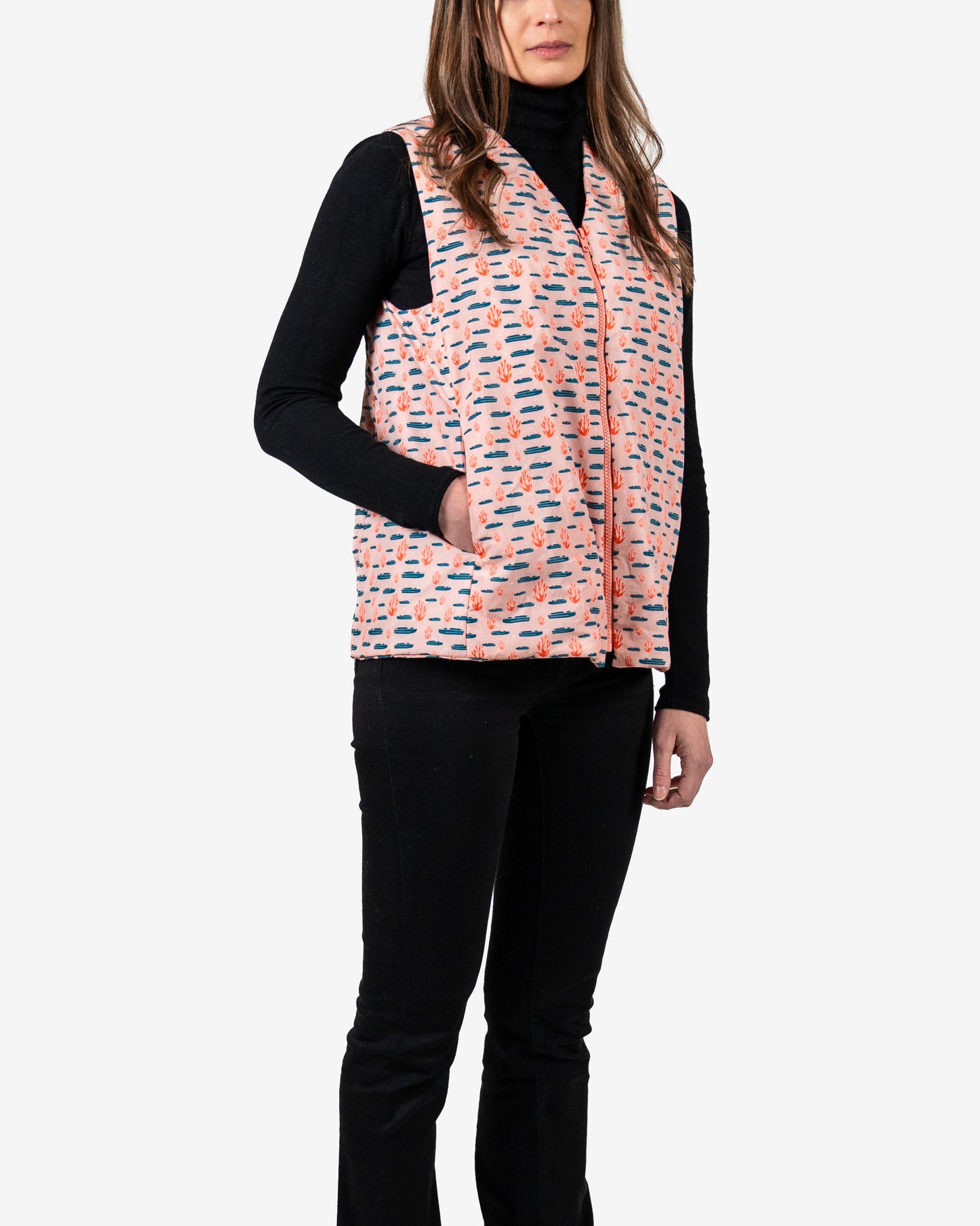 Gilet - Rosso corallo