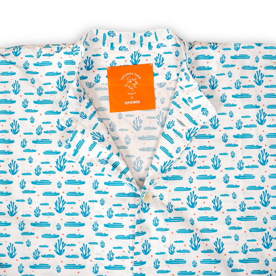 Top pigiama - Blu mediterraneo